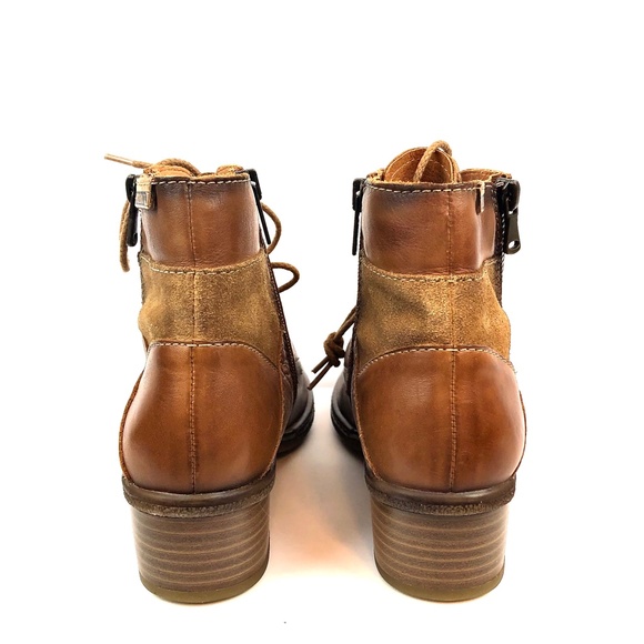 SOLD. PIKOLINOS Zaragoza W9H-876 Leather Ankle Bootie - Brandy - Picture 11 of 13